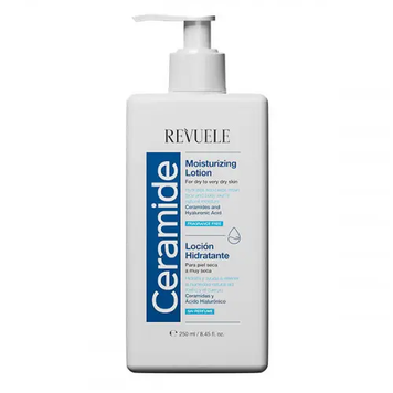 REVUELE Ceramide Moisturizing Lotion for Face & Body – Intensive Care & Hydration, 250 ml