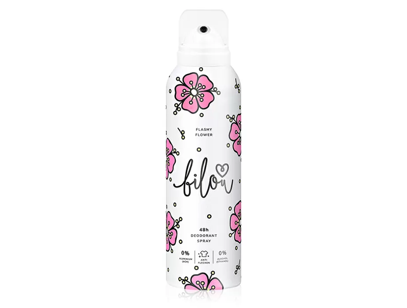 Дезодорант-спрей «Квітково - ягідний» Bilou Flashy Flower, 150 мл BILOU-FLOWER2-150ML фото