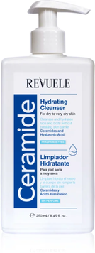 Revuele Ceramide Hydrating Cleanser – Face & Body Wash for Dry & Very Dry Skin, 250 ml