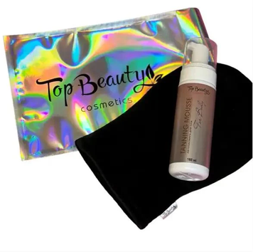 Top Beauty Tanning Mousse with Application Glove