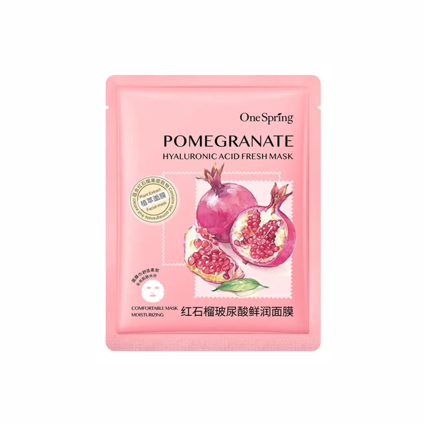 OneSpring Pomegranate Hyaluronic Acid Fresh Mask "Freshness and Hydration" 25 ml