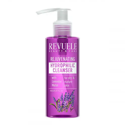 Revuele Hydrophilic Cleanser with Lavender Water – Rejuvenating Face Wash, 150 ml