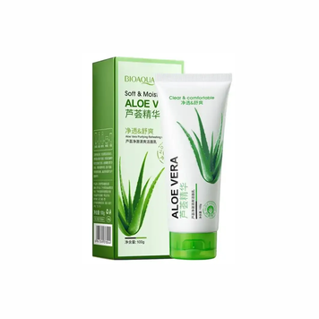 Bioaqua Aloe Vera Foam Cleanser – Deep Hydration & Cleansing, 100 g