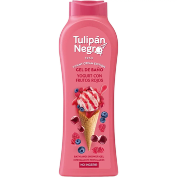 Гель для душу "Йогурт і червоні ягоди" Tulipan Negro, 650 мл TULIPAN-RED-FRUITS-250ML фото