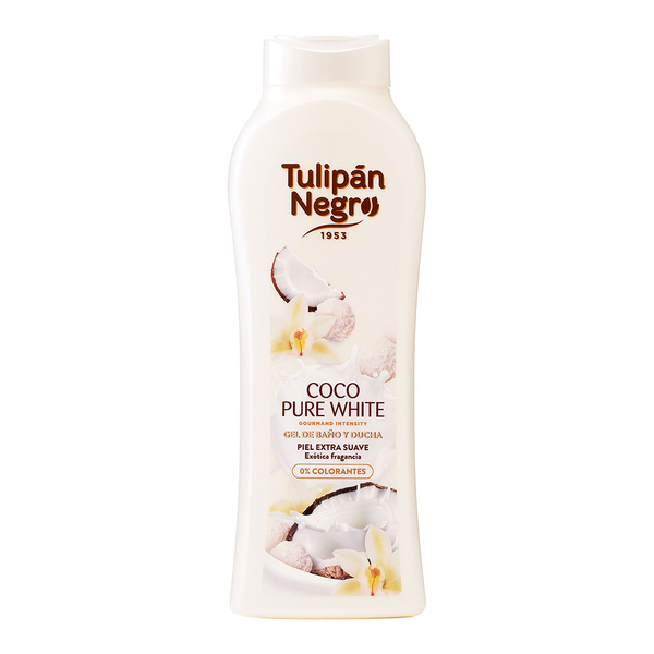 Гель для душу Ніжний кокос Tulipan Negro, 650 мл TULIPAN-COCONUT-650ML фото