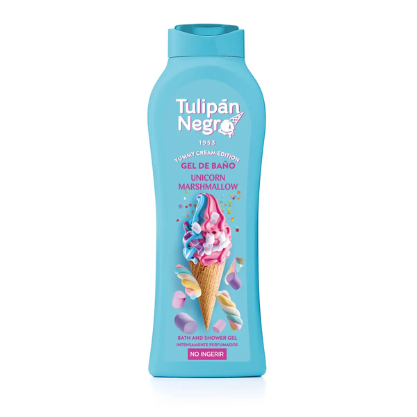 Tulipan Negro Yummy Cream "Marshmallow Unicorn" Shower Gel 650 ml