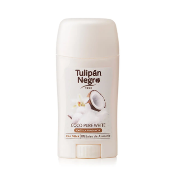 Tulipan Negro Deodorant Stick White Coconut – Gentle Protection & Fresh Scent, 50 ml