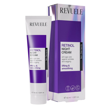 Нічний крем для обличчя з ретинолом – Revuele Retinol, 40 мл RVL-RETINOL-NIGHT-40ML фото