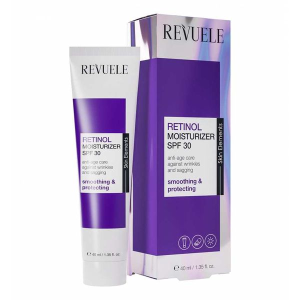 Revuele Retinol Moisturizing Day Cream with SPF30 – Hydration & Protection, 40 ml